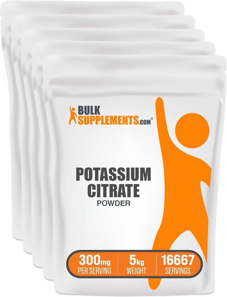 BulkSupplements.com P properties Citrate Toz - Hydration Support, Mineral Supplement, Pyum 99 mg - Gluten Free, 300 mg per Service, 1kg (2.2 lbs) (Pazarlama paketi)