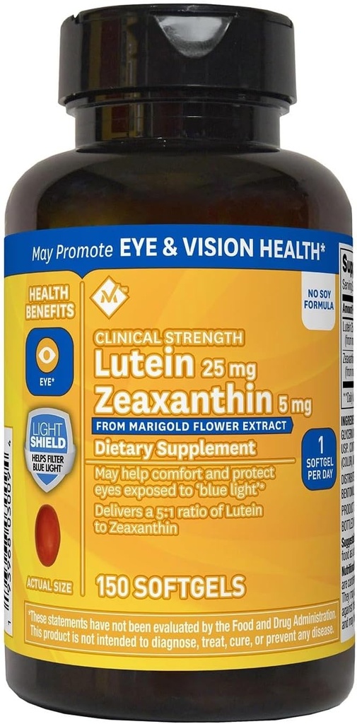 Μέλη Mark Lutein 25mg Ζεαξανθίνη 5mg (150 κόμης)