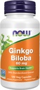 Şimdi Gıdalar Tamamlıyor, Ginkgo Biloba 60 mg,% 24 Standartlaştırılmış Ekstraksiyon, Non-GMO Projesi Doğrulandı, 120 Veg Capsules
