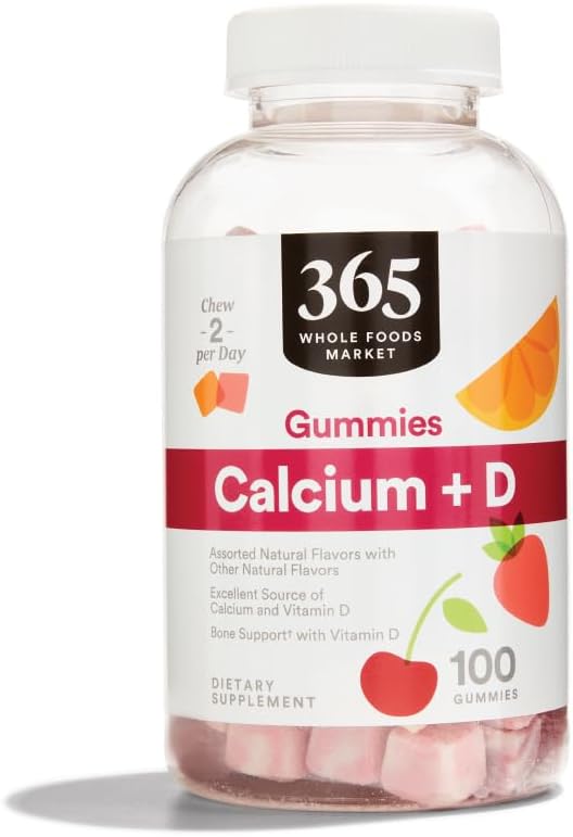 365 από το Whole Foods Market, Calcium Adult Gummies, 100 Count