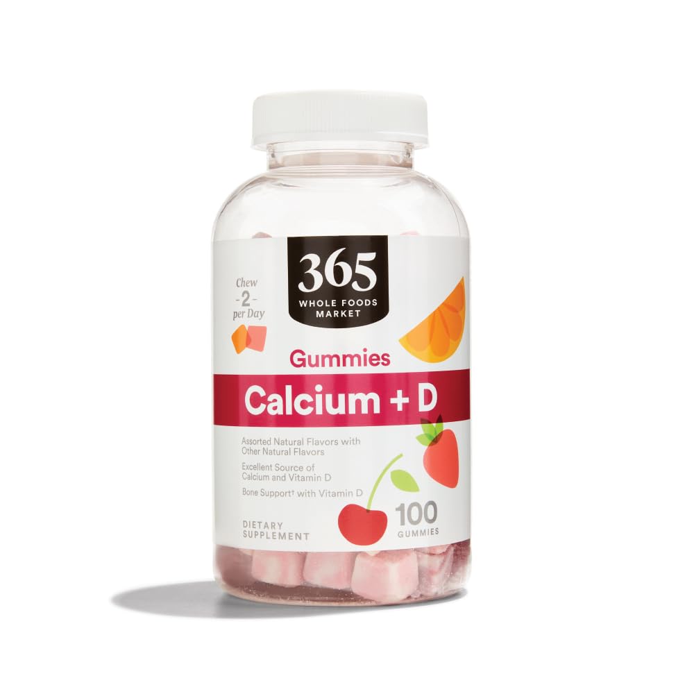 365 από το Whole Foods Market, Calcium Adult Gummies, 100 Count