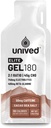 Unived Elite Gel 180-2:1 Beta Alanine & Essential Electrolytes ile Basit ve Kompleks Karbs - Endurance Athletes Runners & Cyclists -180kcal - Cocoa Sea Salt - 50mg Caffeine - 6 Paket