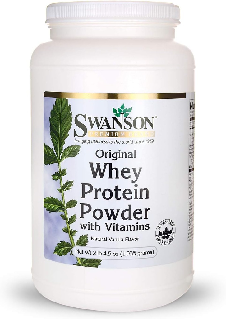 Whey Protein Toz 36.5 oz vanilya tadı (1,035 gram)