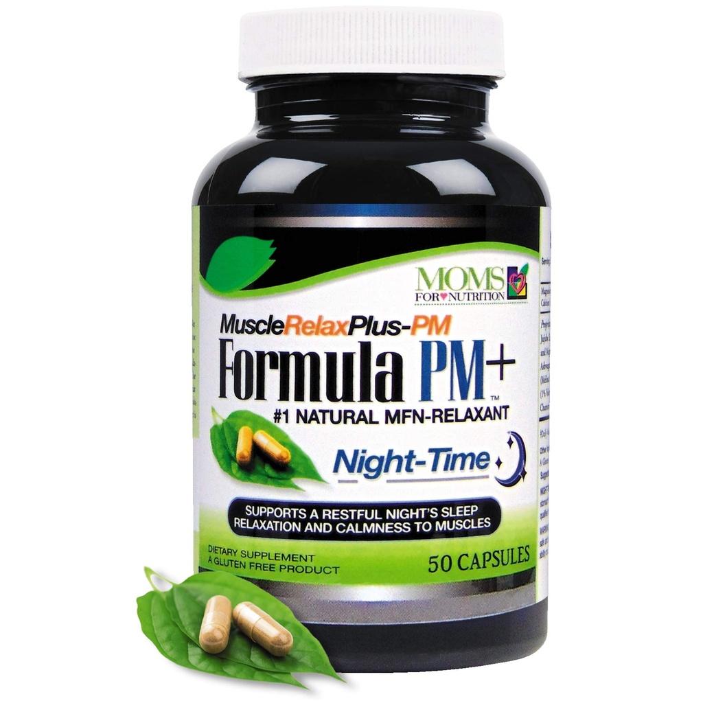 All Natural Muscle Relax Formula PM Plus - Πάνω από 1.150 Milligram Υποστήριξη - Night-Time Relaxer - Μέγιστη δύναμη Φυσικό Relaxant (50 Count)