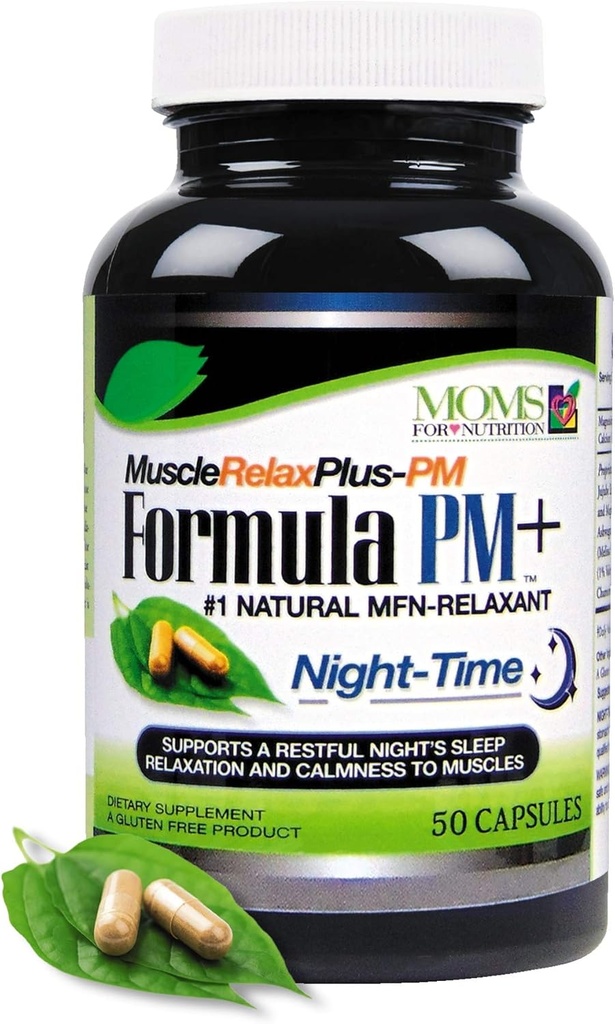All Natural Muscle Relax Formula PM Plus - Over 1,150 Milligram Desteği - Night-Time Relaxer - maksimum Güçlü Doğal Rahatlama (50 Count)