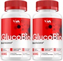 (2 Pack) Gluco Bio Healthy Vitamin Υποστήριξη συμπλήρωμα - Advanced Formula GlucoBio, Gluco Bio Μέγιστη δύναμη Κριτικές, 120 κάψουλες