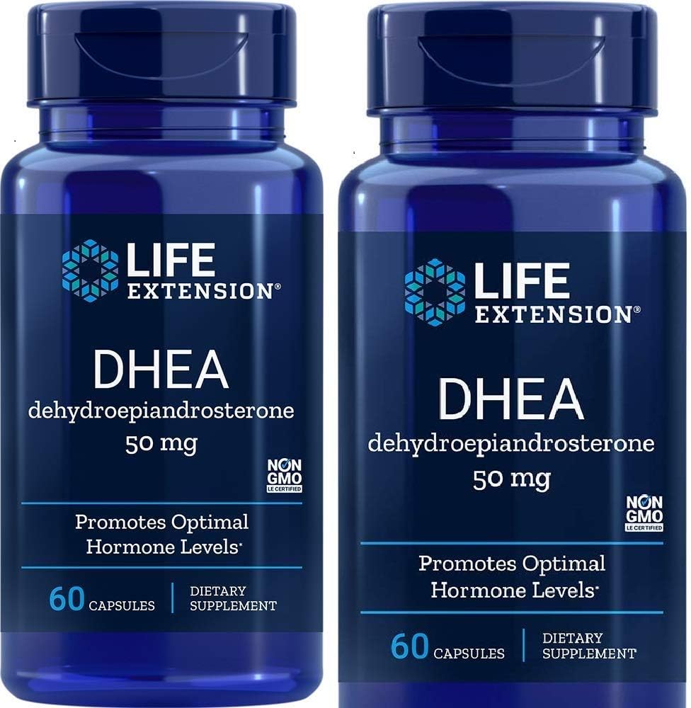 Επέκταση ζωής, DHEA 50 Mg, 60-Κάψουλες (2 συσκευασία)