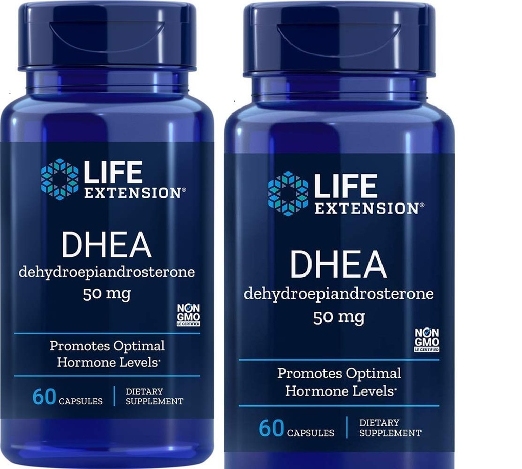Επέκταση ζωής, DHEA 50 Mg, 60-Κάψουλες (2 συσκευασία)