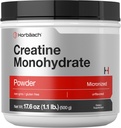 Horbäach Kreatine Monohidrat Toz | 1.1lb (17.6 oz) | Mikronized ve Unflavored | Vegetarian, Non-GMO, and Gluten Free Supplement Supplement Supplement