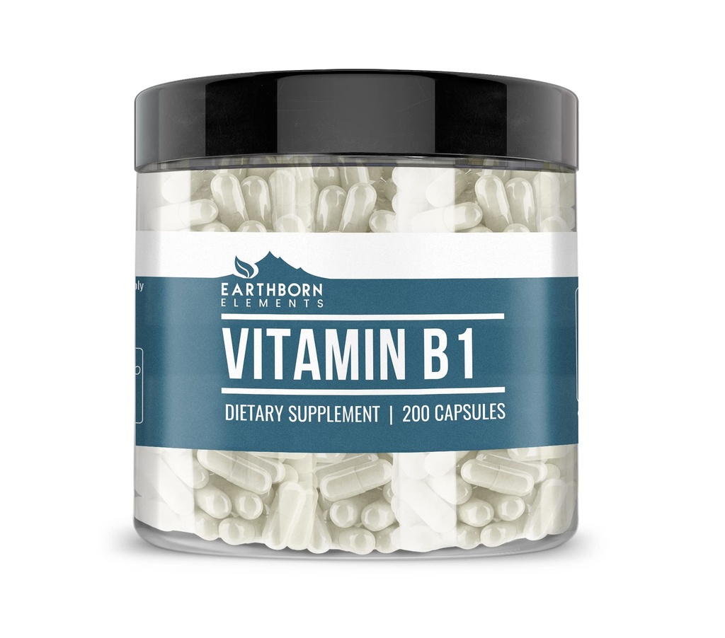Earthborn Elements B1, Thiamine Mononitrate, Pure & Undiled, No Wordss