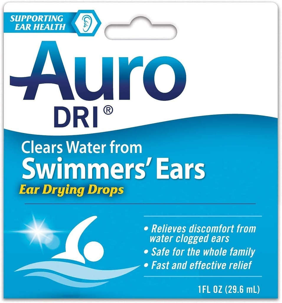 Υγρό αυτιού Auro-Dri 1 OZ (PACK OF 3)