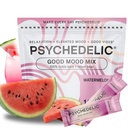 Good Mood Mix - Watermelon - Toz Paketleri - Calming Kava Drink Mix - Easy Open Single-Serving - Flavored Kava Toz - Mucuna Pruriens - Stevia - Sigara içilmez Adaptojen Mocktails - 14 Stick