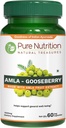 Αμιγής Διατροφή Amla Extract 1000mg ανά Σερβίρισμα. (ισοδύναμο με 8000 mg σκόνης φρούτων Amla) Μη ΓΤΟ 