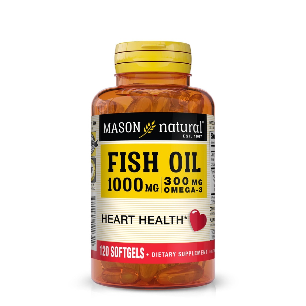 MASON NATURAL Mason Balık Yağı 1000 mg Omega-3 Softgels