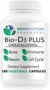 Bio-D3 Plus Boron Vitamin K2 & Magnezyum- Supports Cardiovascular Nerves Kass Bone Dişleri Gums Immune Health Tound Tamir Balance Hormons Metabolism 180 Vegan caps