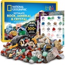 National Geographic Rock Collection Box for Kids – 300+ Piece Gemstones ve Crystals Setleri Geodes ve Real Crystals, Rocks and Minerals, Science Kit for Kids, A Geology Hediye for Boys and Girls