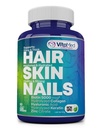 VitaMed Hair, Skin & Nails – Biotin 5000 mcg, Collagen, OptiMSM, Keratin, Hyaluronik Asit & Silica | Destekler Saç Büyüme, Parlament Skin, Güçlü Nails | Halal, Non-GMO, Gluten-Free – 60 Güzellik Tabletleri