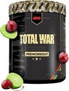 REDCON1 Total War Pre Workout, Cherry Lime - Beta Alanine + Citrulline Malate Vegan & Keto Friendly Preworkout for Men & Women with 320mg of Caffeine (50 hizmet)