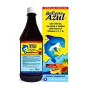 Ballena Azul Aceite de Hígado de Bacalao para Adultos y Niños, COD Liver Oil για ενήλικες και παιδιά, Καλή Πηγή Βιταμινών, Συμπλήρωμα Διατροφής, Ωμέγα 3 (Τροπικά Φρούτα 15 ΟΖ)