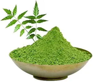 Organik Neem Leaf Toz - 100% Pure & Natural | Ayurvedic Skin & Saç Bakımı | Acne & Dandruff Remedy | Immunity ATM | Sri Lanka'dan | 50g Pack (1.7 oz)