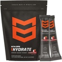 MTN OPS Hydrate Electrolytes Powder Drink Mix, 20 Single Serving On-The-Go Electrolyte Packs with Over 1000mg of Electrolytes per Serving, Strawberry Coconut