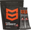 MTN OPS Hydrate Electrolytes Toz İçecek Mix, 20 Single On-Go Electrolyte Packs with Over 1000 mg of Electrolytes per Service, Strawberry Coconut