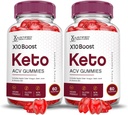 Justified Laboratories (2 Pack X10 Boots Chem ACV Apple Cider Vinegar Boost Formulated with Pomegranate Beet Juice B12 Vegan Non GMO 120 Gummies
