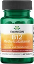 Swanson Torchcobalamin Yüksek Abhidrasyon Vitamini B-12 2.5 Milligram 60 Tabs