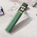 Pill Organizer 7 Gün, Haftalık Seyahat Pill Case, Daily Pill Box, Cute Pillrec to Hold Vitamins, Medicines, Pills, Supplements (Green)