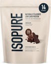 Isopure Low Carb 100% Pure Whey Isolate protein Toz, Lactose Free, Gluten Free, With Vitamins, Dark Chocolate, 25g Protein Per Hizmeti, 1 Lb, 14 Hizmet (Pazarlama May Vary)