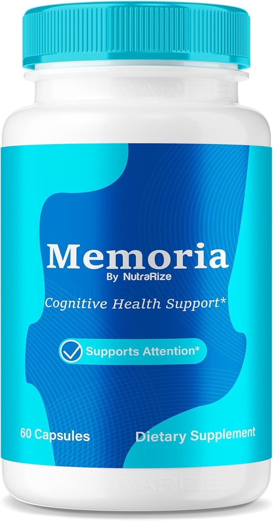 NutraRize Memoria Capsules, Premium All Natural Supplement to Support Health & Wellness, Resmi Formula to Boost Memory and Focus, Capsulas Yorumlar (60 Capsules)