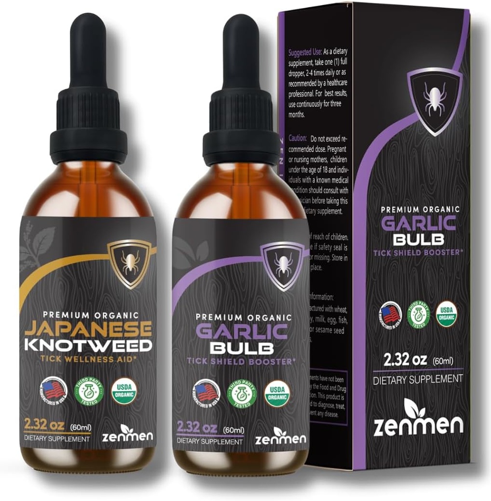 Zenmen Immune Support Sche: Japonca Knotweed ve Tin Tinctures