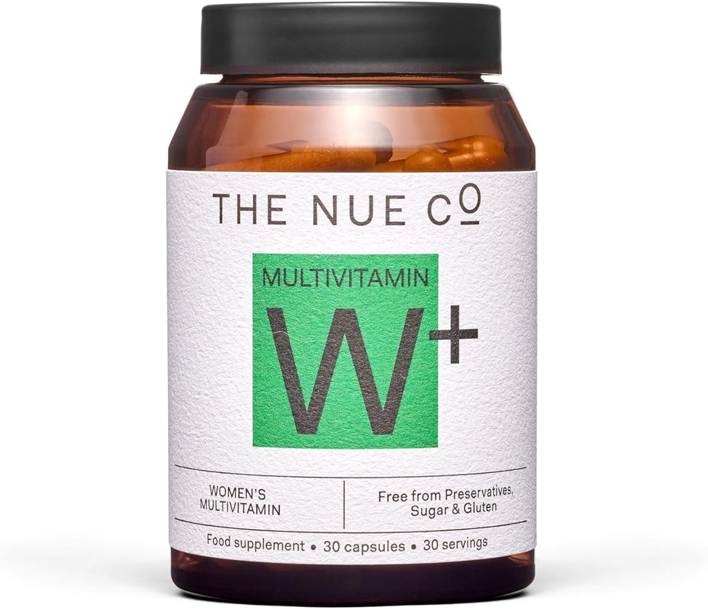 Nue Co. Women's MULTIVITAMIN Supplement- Supports Energy, Immunity, Focus, Vegan, Gluten Free, 30 Capsules