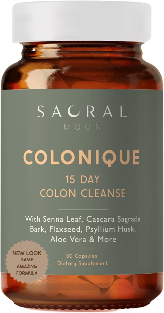 15 Gün Koloni Temizlendi - Temizleme, Senna Leaf, Cascara Sagrada, Psyllium Husk, Flaxseed, Aloe Vera, Probiyotikler ve Daha Fazla Constipation Relief.