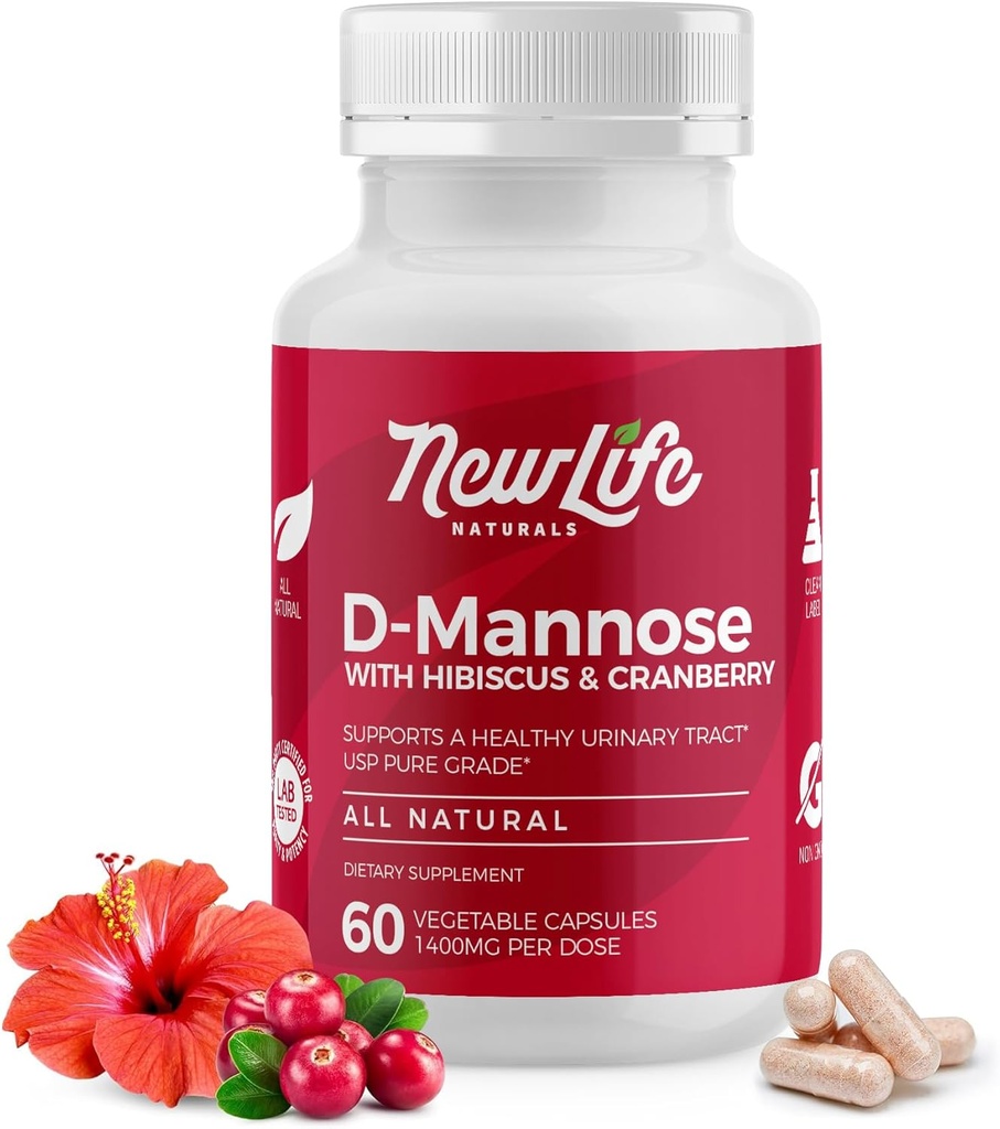 NewLife Naturals D-Mannose Κάψουλες 