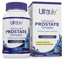 ULTALIFE Advanced Saw Palmetto Prostate Supplement for Men with Beta Sitosterol Supports Urinary Comfort, Sleep Quality & Prostate Health 90 Capsules