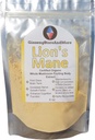 4oz Organik Aslan'ın Mane Mushroom, Gerçek Mushroom Meyvelerinden Uğramı |% 35 Beta-Glucans | Hericium erinaceus | LR-Glucan Enerji, Ruh Sağlığı, Immune Sistemi, Nerve Büyüme Facorune