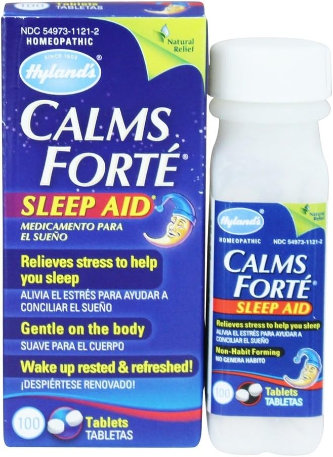 HYLANDS Ηρεμεί Forte δισκία βοήθειας ύπνου, 100 CT