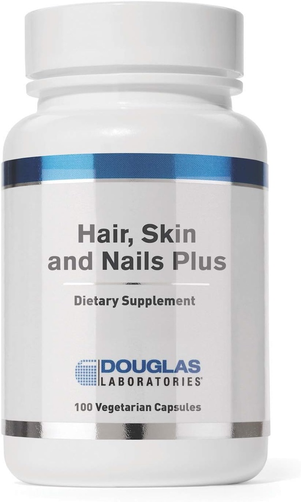 Douglas Laboratories Saç, Skin & Nail Plus | Vitaminler, Mineraller ve Nutrients Sağlıklı Saçları, Skin ve Nailleri Desteklemek için formüle edildi | 100 Capsules