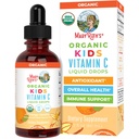 MaryRuth Organics USDA Kids Vitamin C Drops | Vegan Immune Support Supplement for Ages 4-13 | Immune Support & General Health | Vitamin C from Organic Acerola Fruit Extract | 2oz
