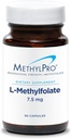 Methylfolate 7.5 mg - L Methylfolate, Kadınlar ve Erkekler için Metrik Tamam, Beyin Sağlığı için Metrik Vitamin B9 (5-MT), Focus ve Calm - 90 Capsules (Polonya)