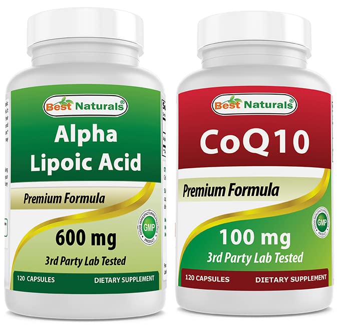 En İyi Doğallar Alpha Lipoic Acid 600 mg & COQ10 100 mg