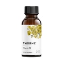 THORNE - Vitamin K2 Sıvı (1 mg başına) - Kalp ve Kemik Desteği için Yoğun Vitamin K2 Supplement* - Gluten, Süt & Soy-Free - 1 Fl Oz Oz