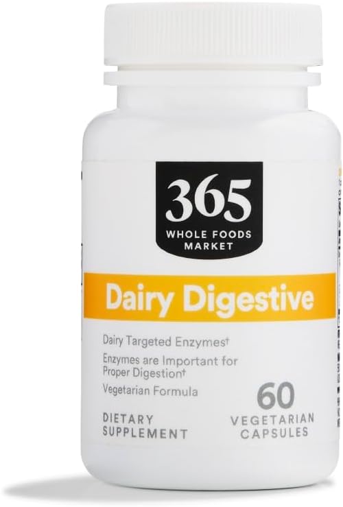365 από το Whole Foods Market, Dairy Digestive Enzymes, 60 Count