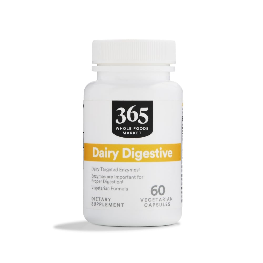 365 από το Whole Foods Market, Dairy Digestive Enzymes, 60 Count