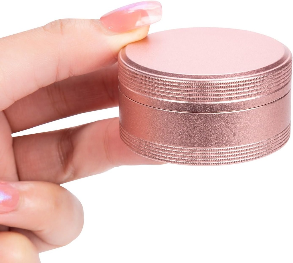 Metal Pill Konteyner Pill Vakası - Günlük Seyahat için Su Pill Box, Single Pill Hplder for Pocket Purse, Portreatif Tıp Organizer, İlaçlar için İdeal, Benzersiz Hediye Pembe Pembe