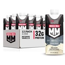 Kas Süt Pro Gelişmiş Beslenme Protein Shake, Intense Vanilla, 11 Fl Oz Mirror, 12 Pack, 32g Protein, 1g Sugar, 16 Vitamins & Minerals, 5g Fiber, Workout Recovery, Ambalaj Vary