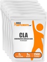 BulkSupplements.com Conjugated Linoleic Acid Toz - CLA Supplement, Beslenme Supplement - Gluten Free, 2g Per Service, 1kg (2.2 lbs) (Paket of 5)