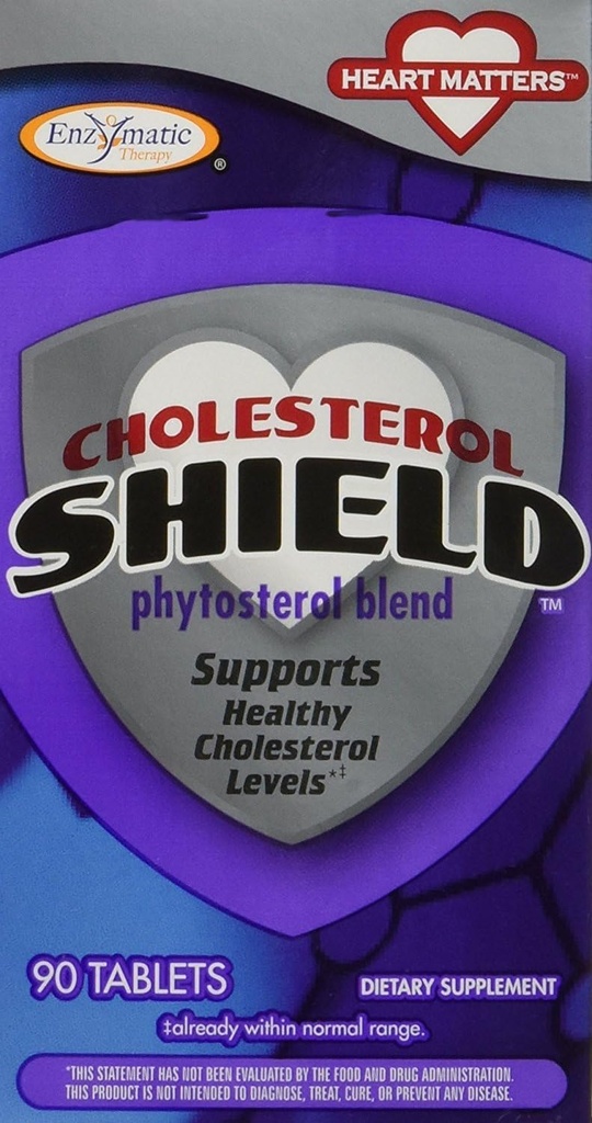 Enzymatik Terapi - Cholesterol Shield, 90 tablet [Sağlık ve Güzellik]