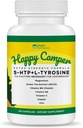 Mutlu ol, 120 Vejetaryen Capsules, Serotonin ve Dopamine ATM with Co-Factors, 5-HTP, L-Tyrosine, Magnezyum, Yeşil Çay Ekstraksiyon, Bakır, çinko, C vitamini, Vitamin B9 Vitamin B6